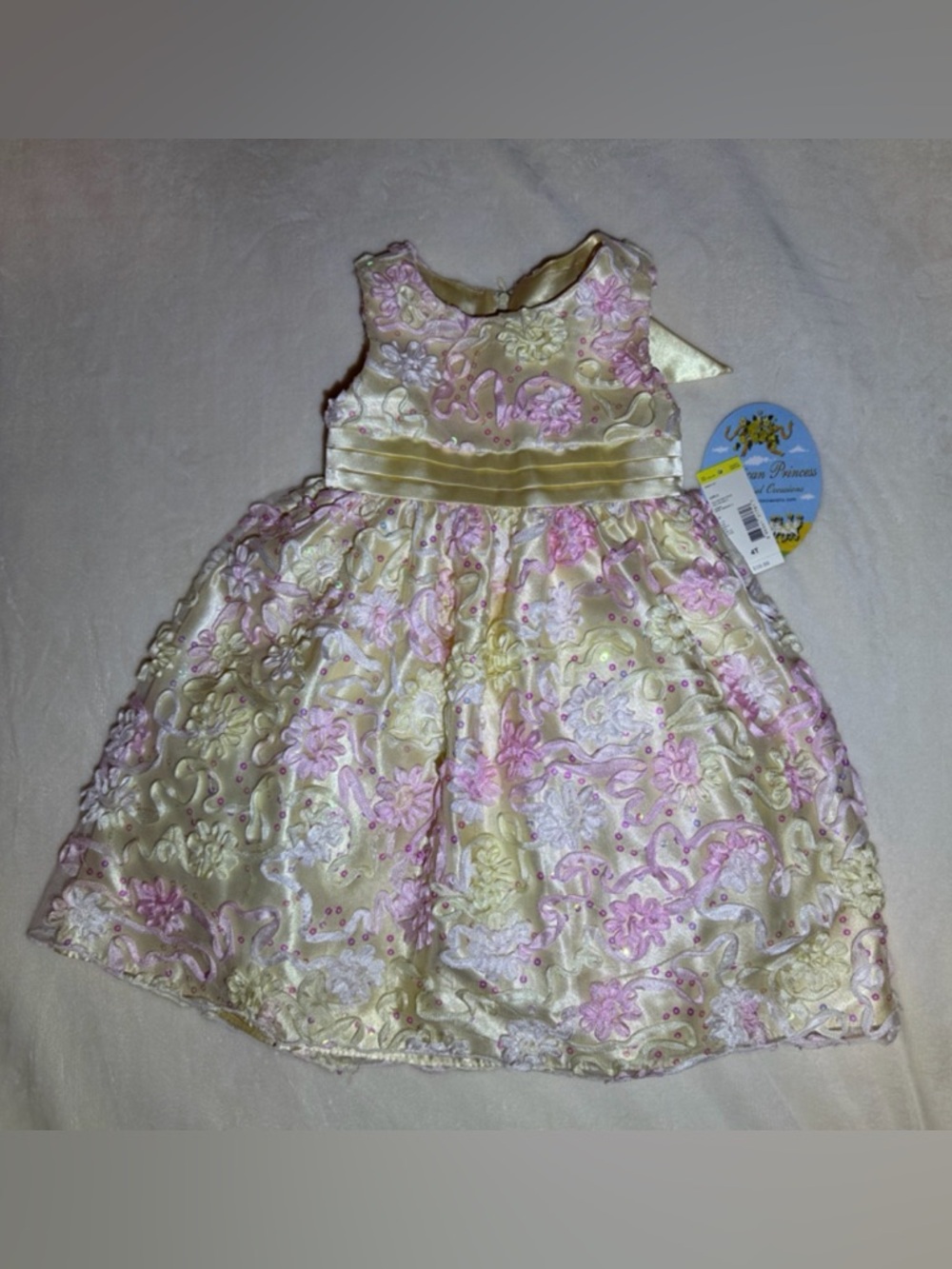 NWT American Princess Floral Embroidered Dress